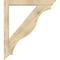 Ekena Millwork Funston Traditional Rough Sawn Bracket w/ Offset Brace, Douglas Fir, 6"W x 42"D x 48"H BKT0604X42X48FST01RDF - alternate 4